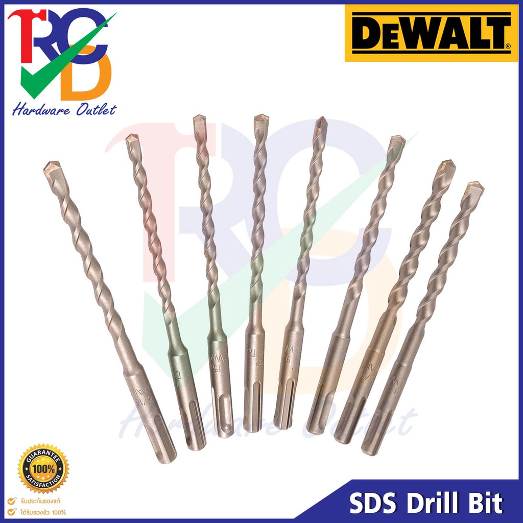 DEWALT ดอกสว่านโรตารี่ ดอกเจาะปูน SDS Plus Hammer Drill Bit