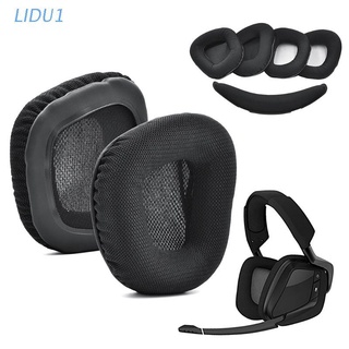 Lidu1 แผ่นฟองน้ําครอบหูฟังสําหรับ Corsair Void Pro