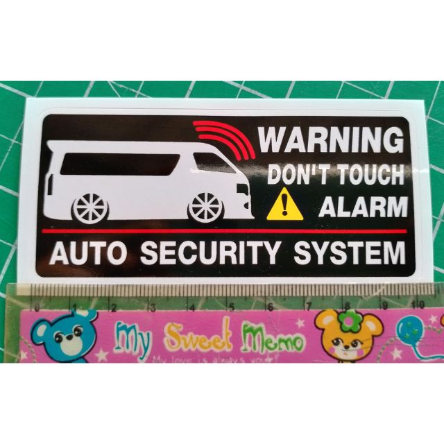 สติ๊กเกอร์ตกแต่ง ติดรถตู้พร้อมไดคัท