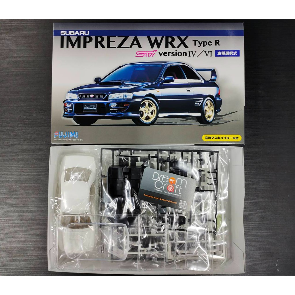 FUJIMI 1/24 Subaru Impreza Sti Ver Ⅳ / Ⅵ (โมเดลรถยนต์ Model DreamCraft)
