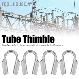 [Tool House.ay] อุปกรณ์เสริมสายเชือกลวดเหล็กป้องกัน M6 10 ชิ้น