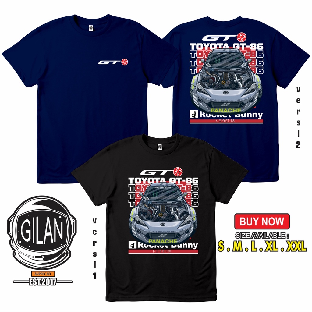 SAKAZUKI Distro เสื้อยืดสําหรับชายรถTOYOTAภาพ FT86 GT86 FT 86 GT 86 JDMยานยนต์