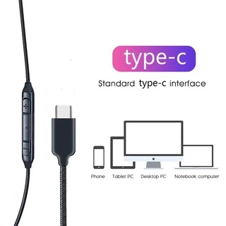 SAMSUNG Original Type-CหูฟังEO-IG955ชุดหูฟังIn-ear Type-Cพร้อมไมโครโฟนสําหรับSamsung galaxy NOTE 10 /20 S20 S21 S10 PLUS AKGชุดหูฟัง