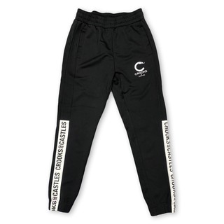 SIDE LINE Track Pants Black