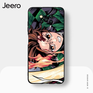 Jeero เคสไอโฟน เคสซิลิโคนนุ่มกันกระแทกการ์ตูนอนิเมะตลก เคสโทรศัพท์ Compatible for POCO X3 Pro GT NFC F3 M3 M2 Redmi Note 9 10 9S 10S Xiaomi HFE1066