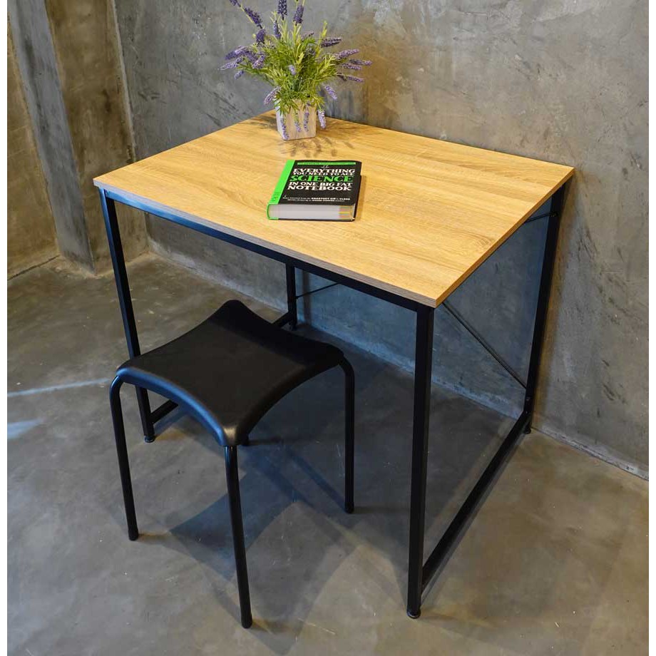 โต๊ะไม้ราคาถูก เอนกประสงค์ ขนาด 80 x 60 x 70  ซม. #BGZ0860D