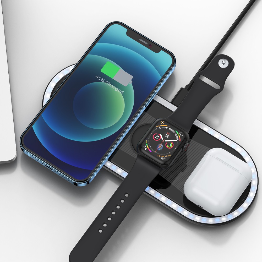 OWIRE 3 in 1 Wireless Charger แท่นชาร์จไร้สาย ชาร์จ Watch ใหม่กว่า