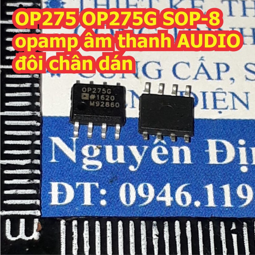 2 ชิ้น OP275 OP275G SOP-8 AUDIO opamp ขาคู่ kde8379