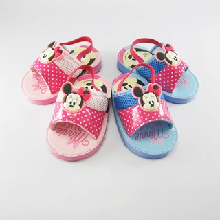 Kenta รองเท้าแตะEVAสวมรัดส้นเด็กหัดเดิน ลายBaby Minnie รุ่น BM12 ขนาด19-22