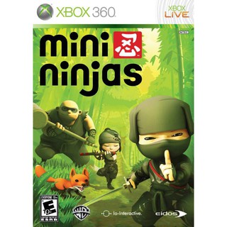 แผ่น XBOX 360 Mini Ninjas ใช้กับเครื่องที่แปลงระบบ JTAG/RGH