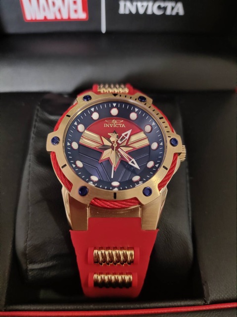 Invicta NFL New England Patriots Men's Watch - 53mm, Steel, Blue, Red (41432)