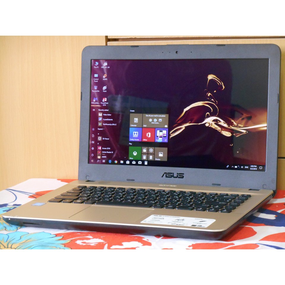 โน๊ตบุ๊คมือสอง ASUS Pentium N4200 (CPU 4Core / 4Threads) วินโดว์แท้+ประกันศูนย์
