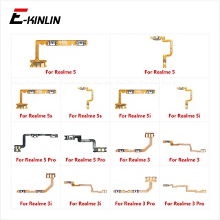 อะไหล่ปุ่มสวิตช์เปิดปิด ควบคุมระดับเสียง สายเคเบิ้ลอ่อน สําหรับ OPPO Realme 5 5s 5i 3 3i Pro