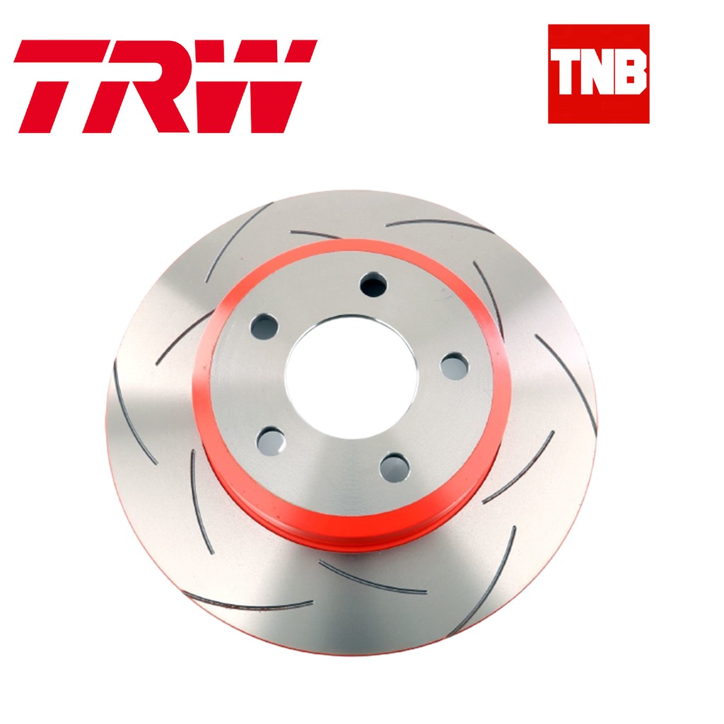 TRW XPS จานเบรกหน้าและหลัง สำหรับรถยนต์  Toyota Vigo / Revo / Fortuner  (ราคาต่อ 1 คู่)