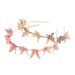 Korean Creative New Butterfly Hairband Crystal Alloy Headband Headdress Woman Hair Accessories