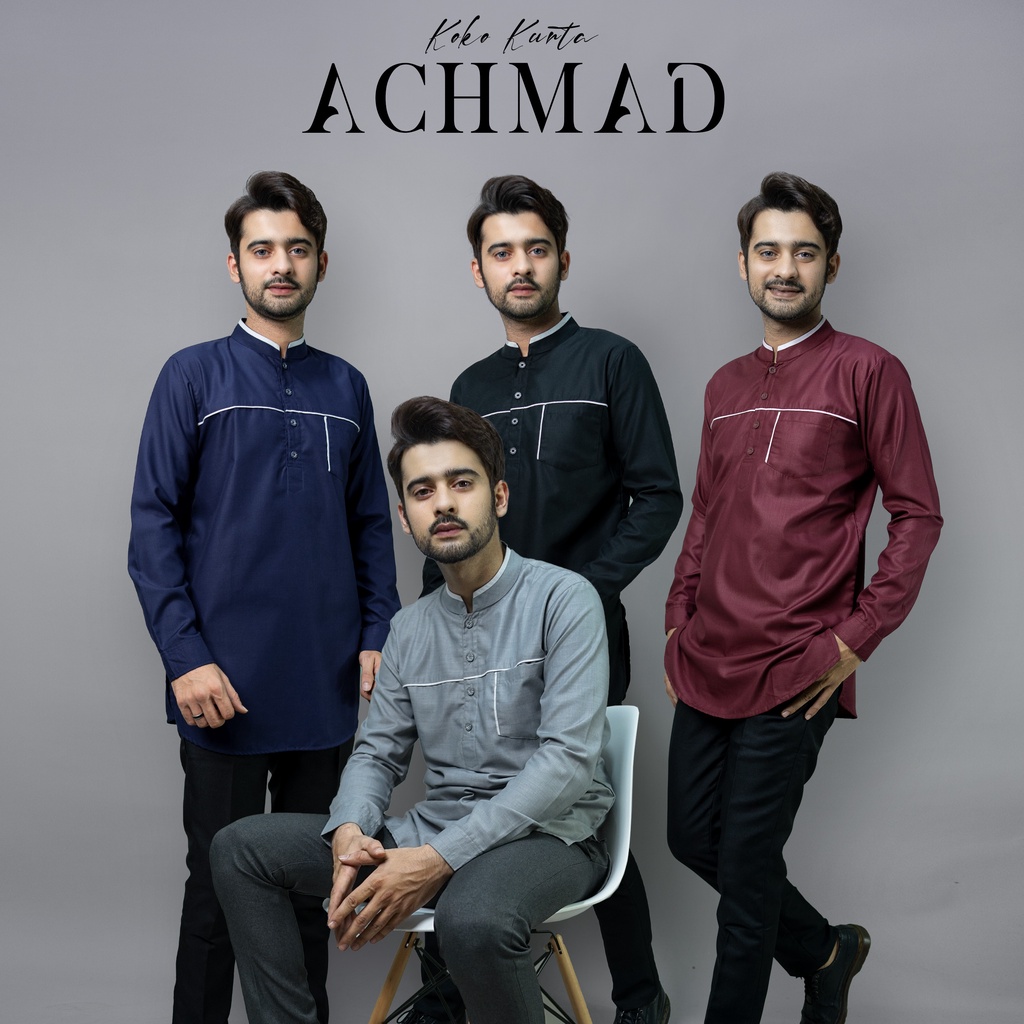 [CUCI GUDANG] Katsae - Achmad Baju Koko Pakistan Pria Dewasa - Gamis Pakistan Premium Lengan Panjang