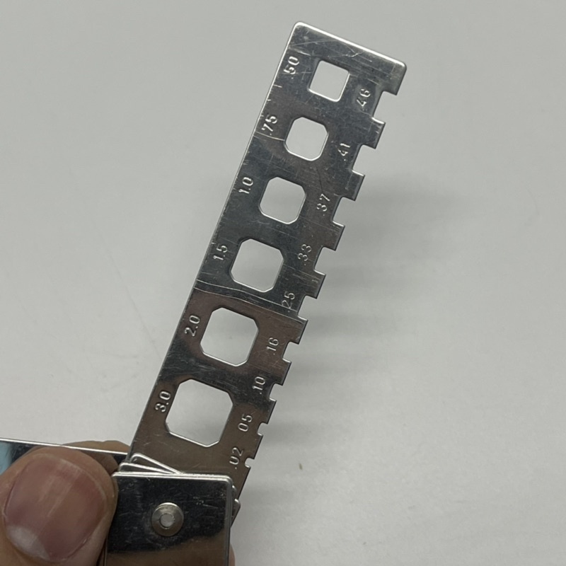 แผ่นวัดเพชร วัดขนาดพลอย แผ่นวัดขนาดเพชร - รูปที่ 7