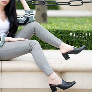 VALEZKA SS03 สี Black(ดำ) รองเท้าส้นสูง 3 นิ้ว *** (ไซส์ปกติ)