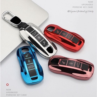 เคสกุญแจรีโมทรถยนต์ Porsche smart key remoteทำด้วยวัสดุคุณภาพด้วย TPUทำให้รีโมทรถยนต์คุณใหม่ตลอดเวลา