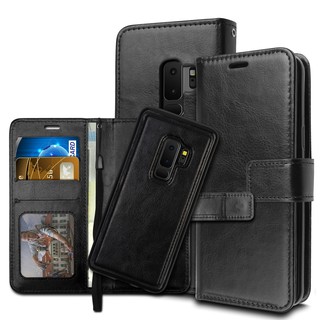 2 in 1 Leather Flip Case for Samsung Galaxy S9 Plus เคสหนังเทียม มีฝาปิด รุ่น 2 อิน 1 สำหรับ ซัมซุง กาแล็กซี่ เอส9 พลัส