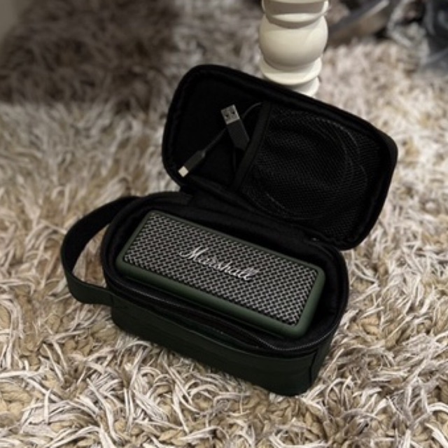 กระเป๋าใส่ลำโพง Marshall Emberton รุ่น1,2,3 ตรงรุ่น(หนังอย่างดี)บุด้านในนุ่ม พร้อมส่งจากไทย!!!
