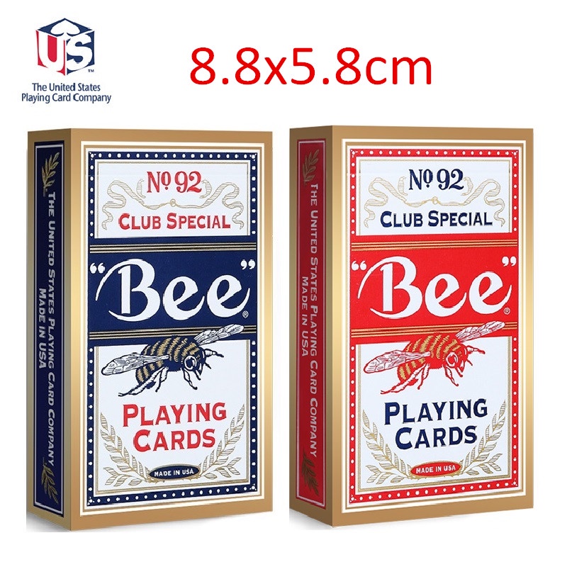 Bee Playing Cards Deck Bridge Size การ์ดเกม Mgaic Tricks สําหรับ Magician