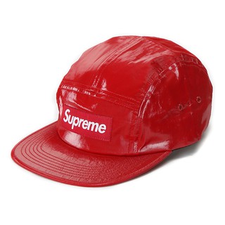 PROSPER - Supreme Coated Linen Camp Cap Red