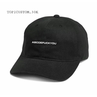 หมวกแก๊ป - ABCDE - Basic Hat สีดํา