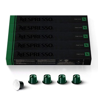 Nespresso Espresso &amp; Lungo CAPRICCIO Ground Coffee Capsule เนสเพรสโซ เอสเพรสโซ ลุงโก แคปซูลกาแฟ 50 Capsules