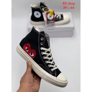 Converse jack play รองเท้าผ้าใบผูกเชือกพร้อมกล่องแบบหุ้มข้อ