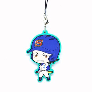 คุราโมจิ โยอิจิ พวงกุญแจป้ายยางการ์ตูน Ace of Diamond เสียงเร้าร้อนของเหล่าชายชาตรี งานลิขสิทธิ์แท้จากญี่ปุ่น