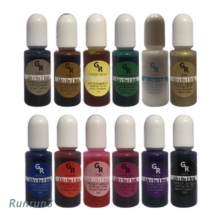 Run สีหมึกย้อมสีผสมแอลกอฮอล์ 12 สี