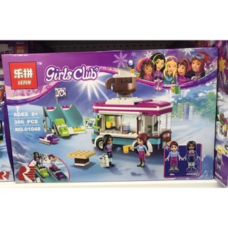 เลโก้ no01048 ชุด Friends  Snow Resort Hot Chocolate Van จำนวน 260 ชิ้น uyt