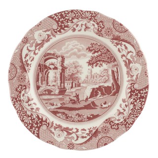 Spode Cranberry Italian Dinner Plate จาน 10.5"