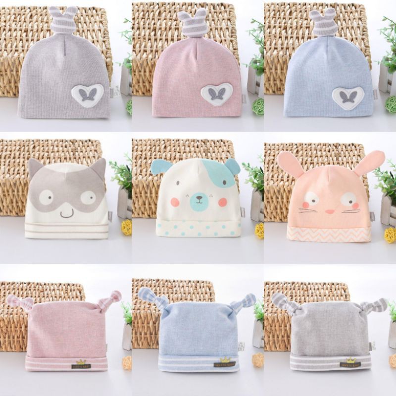 Babybug พร้อมส่ง​ หมวกเด็ก หมวกสำหรับทารกหรือเด็กอ่อน ผลิตจากผ้าคอตต้อน100 นุ่มสบายอ่อนโยนต่อผิวลูกน้อย