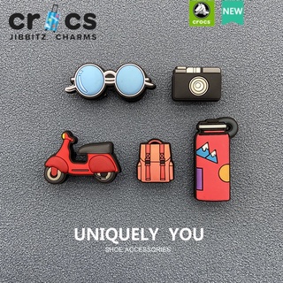 jibbitz crocs charms ตัวติดรองเท้า ชุดท่องเที่ยว ตัวติดรองเท้า crocs เซ็ต 5 ชิ้น DIY jibbitz