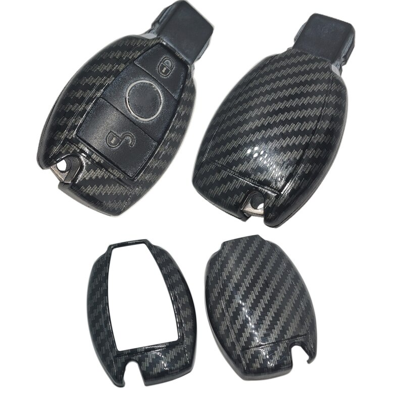 ฝาครอบกุญแจรถป้องกัน Shell Fit สําหรับ Mercedes Benz ABCES GLA CLA GLK GLC W202 W204 W212 W211 W176 AMG อุปกรณ์เสริม