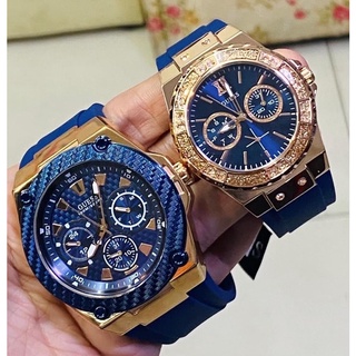 ⏰นาฬิกา guess เซ็ตคู่ ส่งฟรีเก็บเงินปลายทางทาง