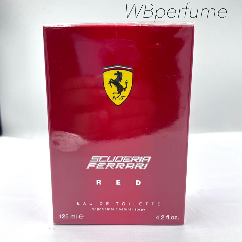 น้ำหอมแท้100% Ferrari red for Men EDT 125 ML.
