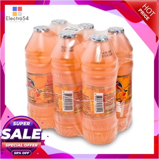 เอ็มแอนด์เค น้ำส้ม 25% 400 ซีซี X 6 ขวด น้ำผักและน้ำผลไม้M&amp;K 25% Orange Juice 400 ml x 6