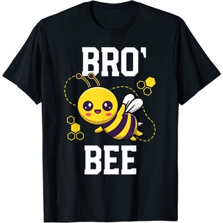 เสื้อยืดผ้าฝ้ายพรีเมี่ยม เสื้อยืด พิมพ์ลาย Brother Bro Birthday First Bee Day สําหรับครอบครัว