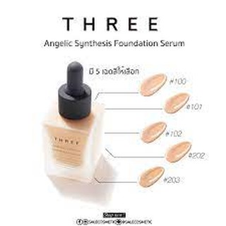 แบ่งขายเซรั่มรองพื้น THREE ANGELIC SYNTHESIS FOUNDATION SERUM