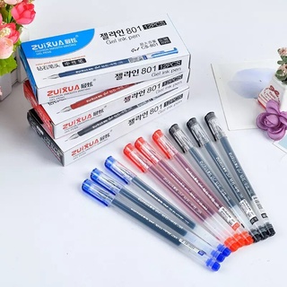 【Only one pen】1 Sticks ในกล่องขนาดใหญ่ปากกาหมึกเจลหัวเพชรนักเรียนเขียน Office1pcs