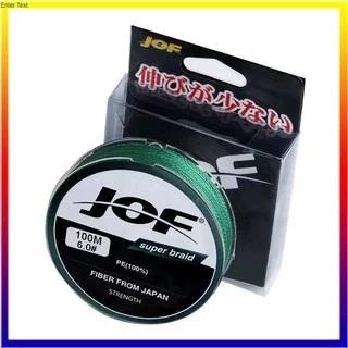 X8 JOF สาย PE4 PE8 PE9 ถัก8ยาว 100 เมตร สายpeยิงปลา สายpeตกปลา พร้อมส่งถูกที่สุด รองรับเก็บเงินปลายทาง X4 X8 X9
