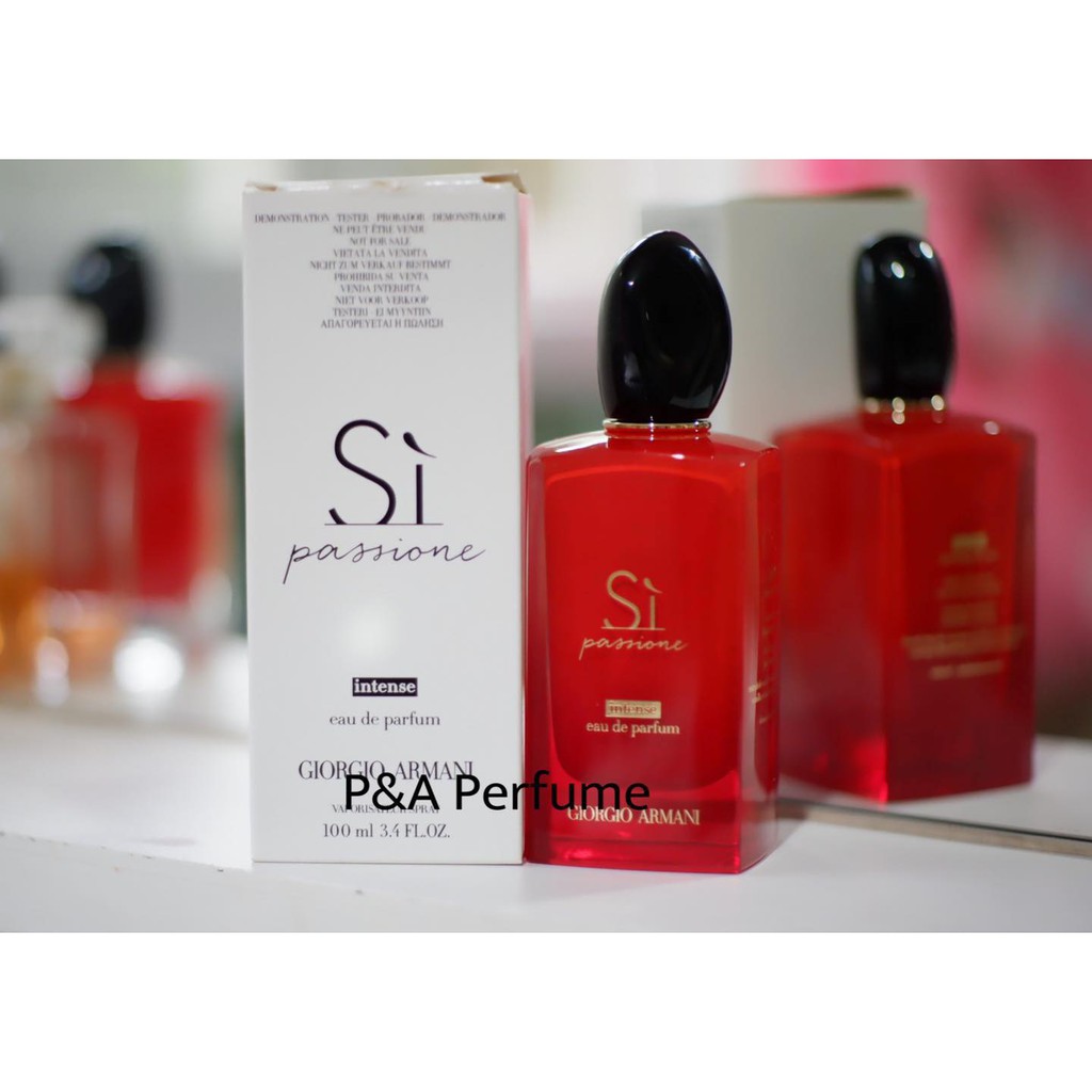 [ลด 130.- โค้ด INCFCM99]น้ำหอม Gio Armani Si Passion intense Tester 100ml