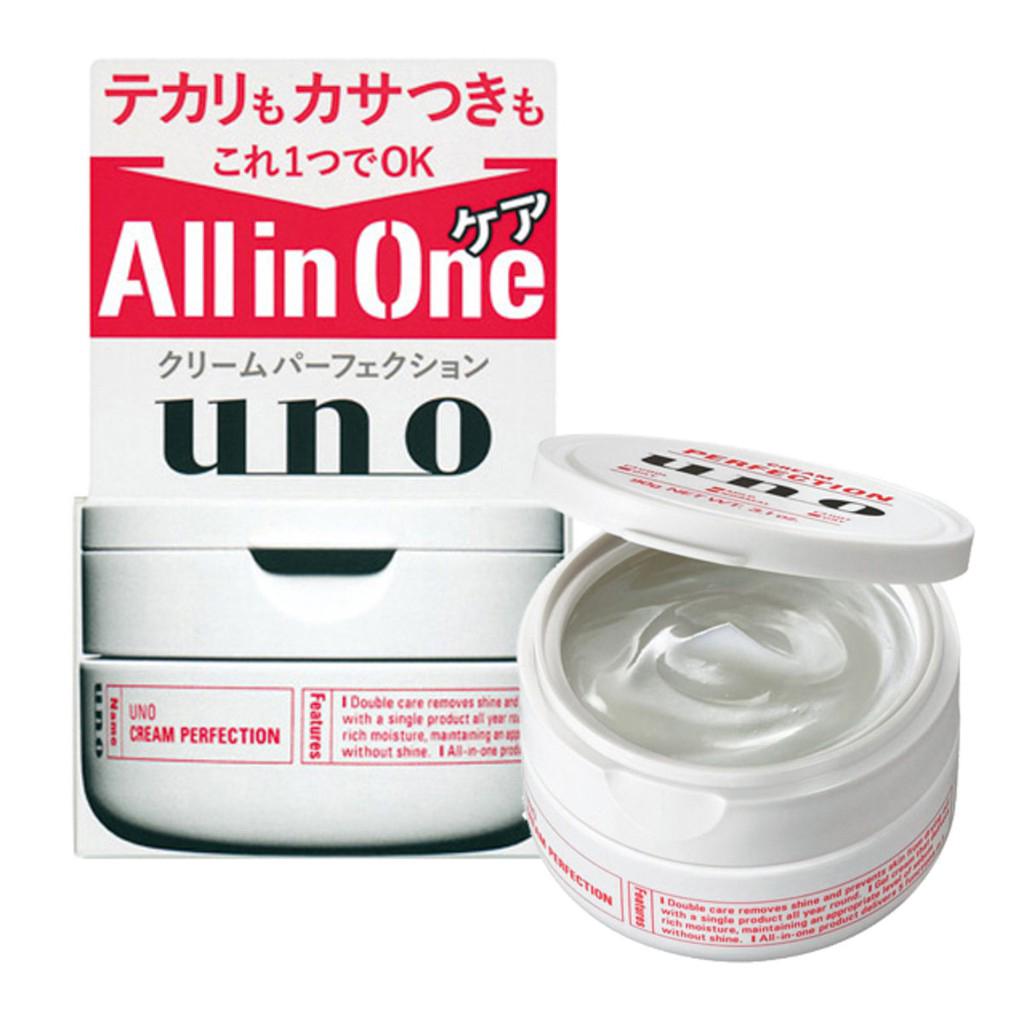Shiseido UNO All in One Cream Perfection for Men 90g ชิเซโด้ ครีมสำหรับผู้ชายที่รวมทุกอย่างไว้ในหนึ่งเดียว