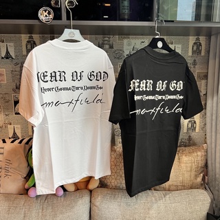 FOG Fear of God x Maxfield LA “Never Gonna Turn Down God seventh season Tshirt 2022 เสื้อยืดแขนสั้น (พร้อมส่ง)