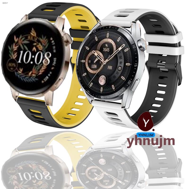 สาย Huawei Watch GT 3 สายนาฬิกาข้อมือซิลิโคน for Huawei Watch GT3 46mm 42mm อุปกรณ์เสริมสมาร์ทวอทช์ huawei gt 3 watch sm