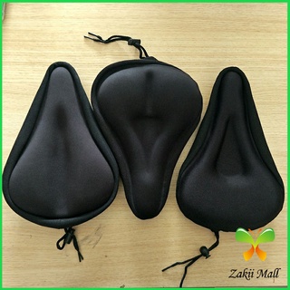 Zakii Mall 3D ซิลิโคนหุ้มอานเบาะที่นั่งรถจักรยาน อ่อนนุ่ม  ช่วยซับแรงกระแทก Bicycle silicone seat cover