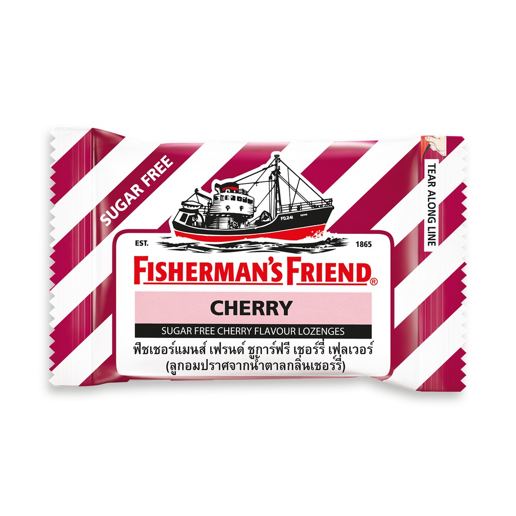 Fisherman's Friend ฟิชเชอร์แมนส์ เฟรนด์ ชูการ์ฟรี ขนาด 25 กรัม (เลือกรสได้)